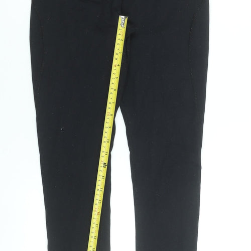 MP Women's Black Medium Leggings Nylon Elastane Stretch Activewear