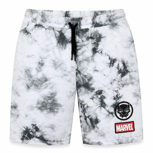 Marvel Boys Grey Tie Dye Black Panther Sweat Shorts 14-15 Years