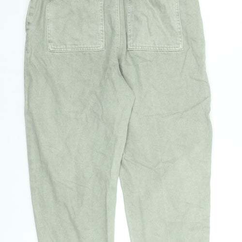 Dunnes Stores Women’s Green High Rise Tapered Cotton Jeans Size 12