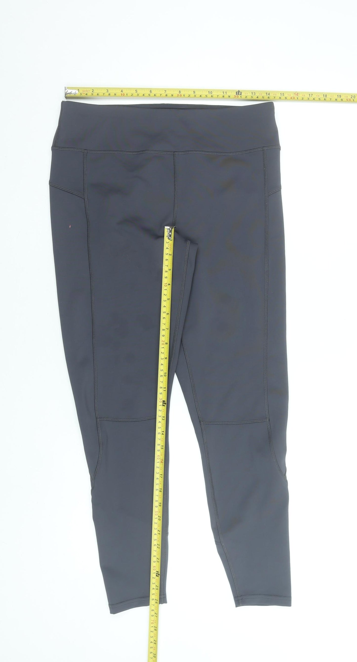 St Bernard for Dunnes Stores Women's Black Capri Leggings Size 12 Medium