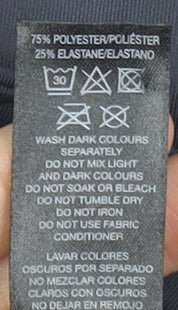 St Bernard for Dunnes Stores Women's Black Capri Leggings Size 12 Medium