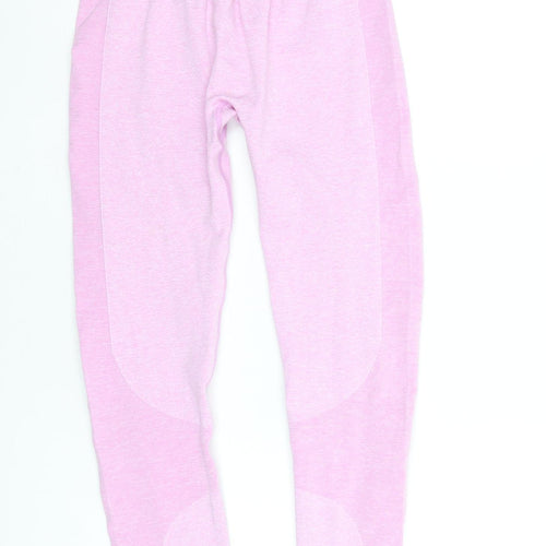 MP Women Pink Seamless Leggings Size S High Waist Gymwear