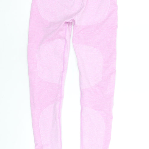 MP Women Pink Seamless Leggings Size S High Waist Gymwear