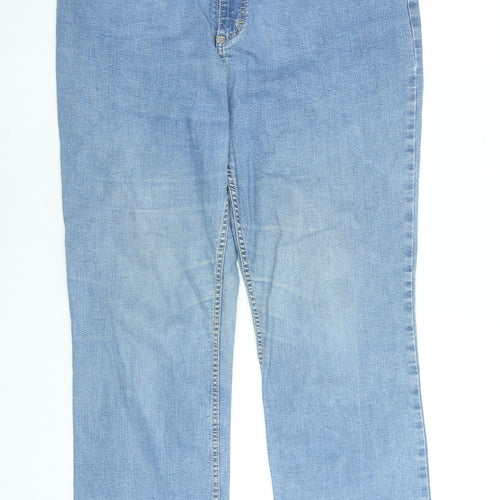 Marks and Spencer Women’s Blue Straight Leg Jeans Size 18 Regular Fit