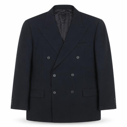 Marks & Spencer Men’s Blue Double Breasted Wool Blend Blazer 44L