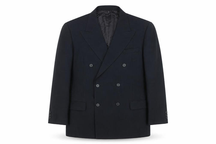 Marks and Spencer Men’s Blue Double Breasted Wool Blend Blazer 44L