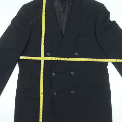 Marks and Spencer Men’s Blue Double Breasted Wool Blend Blazer 44L
