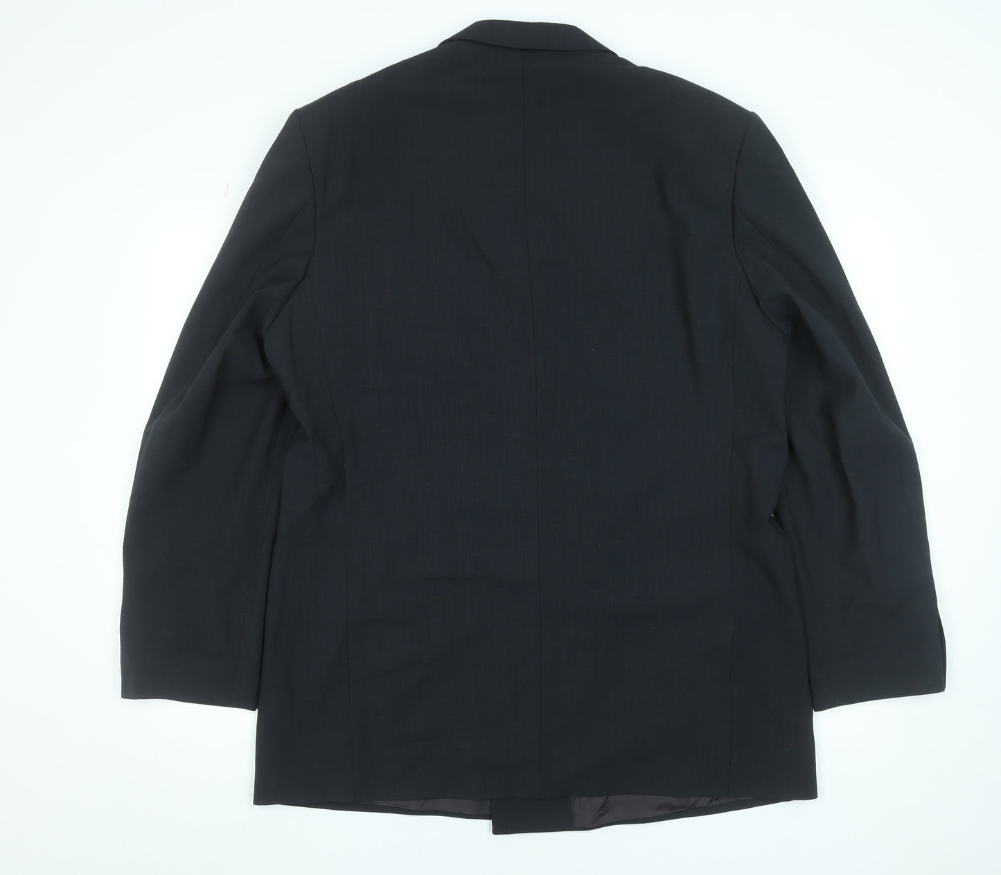 Marks and Spencer Men’s Blue Double Breasted Wool Blend Blazer 44L