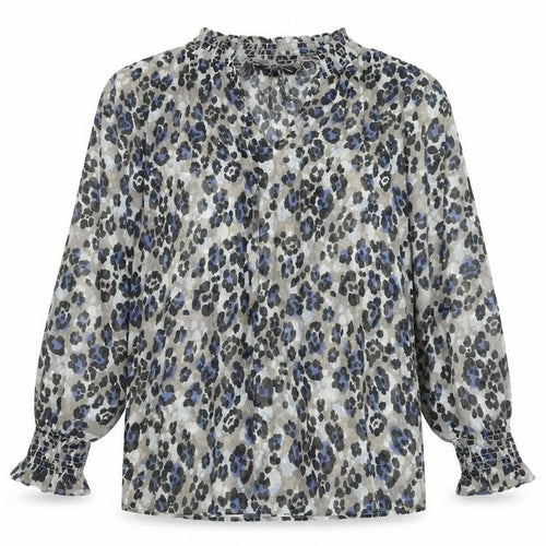 Marks and Spencer Women’s Brown Animal Print Chiffon Blouse Size 16