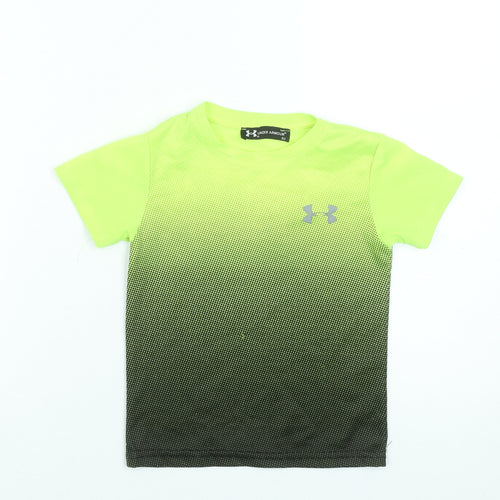 Under Armour Boys Green Short Sleeve Active T-Shirt 2 Years Lightweight