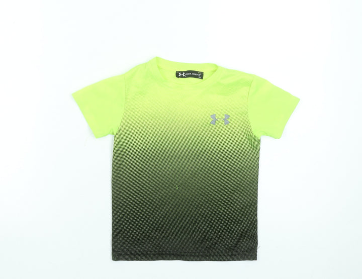 Under Armour Boys Green Short Sleeve Active T-Shirt 2 Years Lightweight
