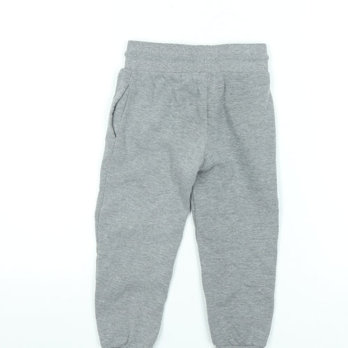 Disney Boys Grey Mickey Mouse Sweatpants 3-4 Years Jogger Trousers