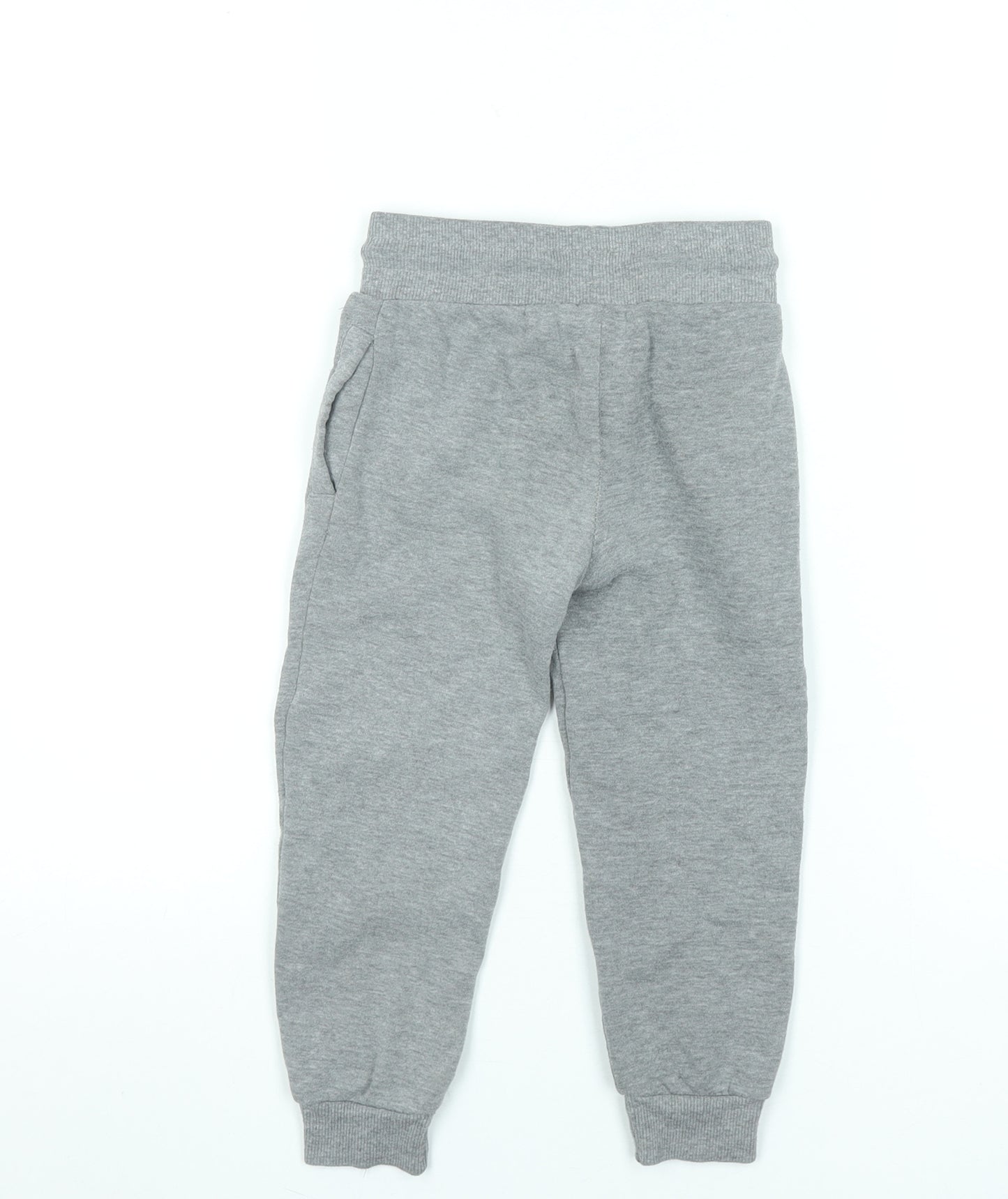 Disney Boys Grey Mickey Mouse Sweatpants 3-4 Years Jogger Trousers