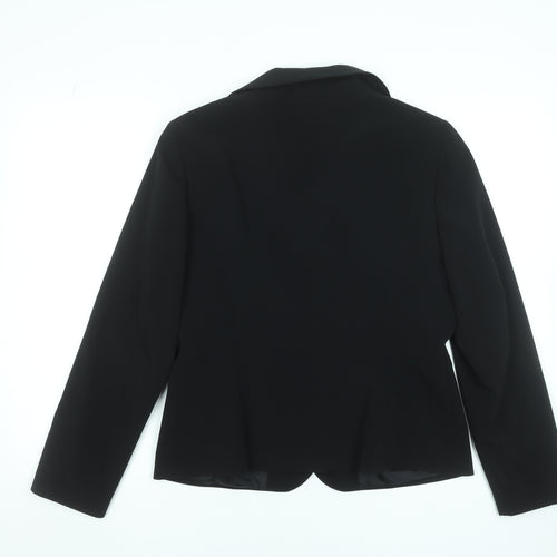 Gerry Weber Women's Black Size 14 Classic Blazer Jacket