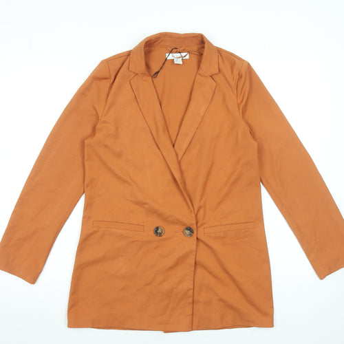 Primark Women’s Brown Blazer Size 6 Regular Fit Polyester Jacket