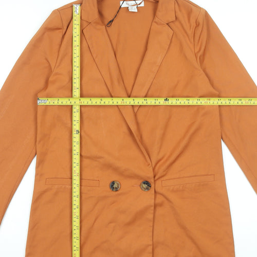 Primark Women’s Brown Blazer Size 6 Regular Fit Polyester Jacket