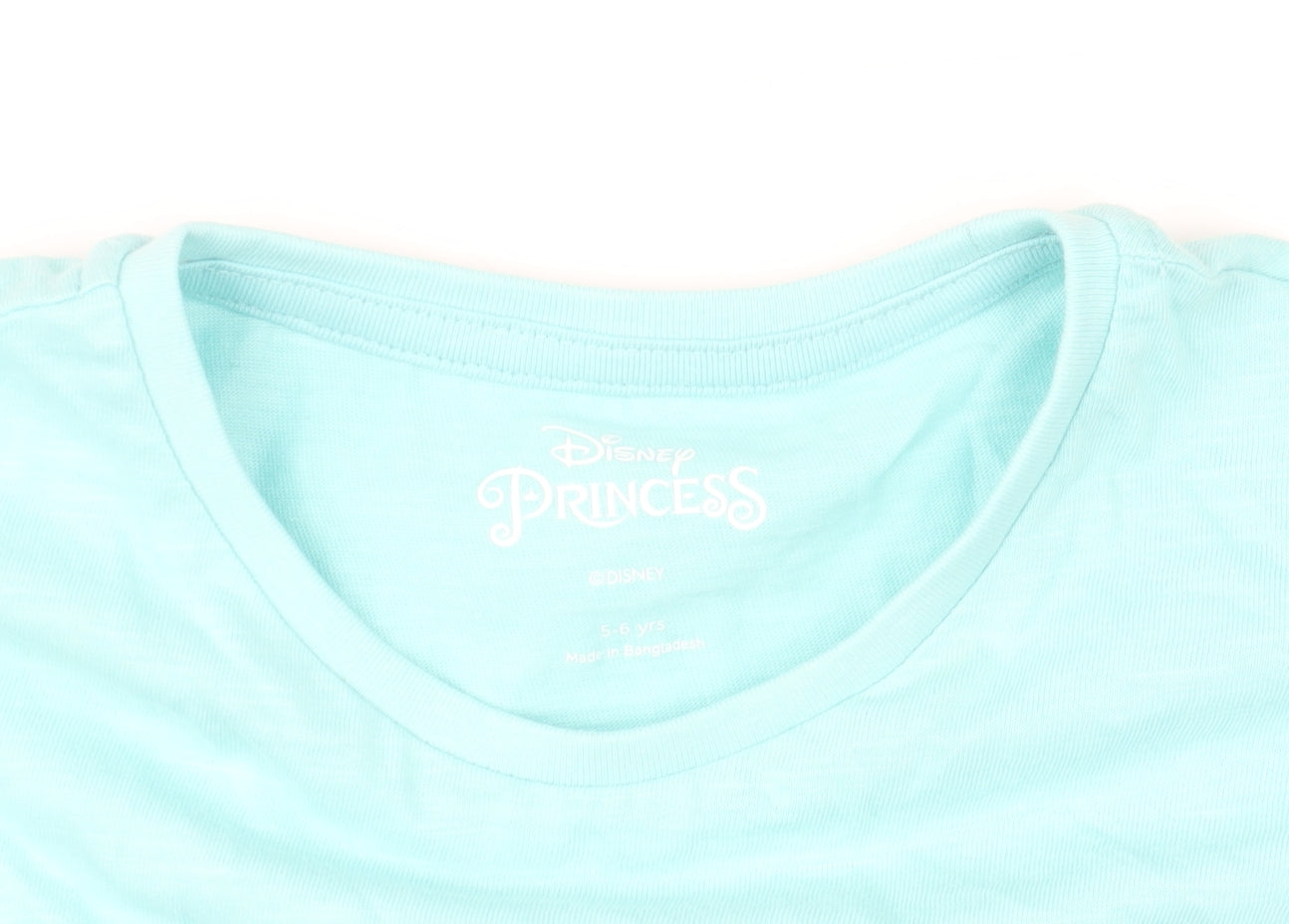 Marks and Spencer Girls Blue Disney Princess Ariel Long Sleeve T-Shirt 5-6Y