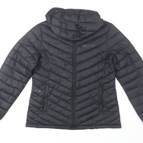 Mountain Warehouse Womens Black Size 12 Hooded Puffer Jacket