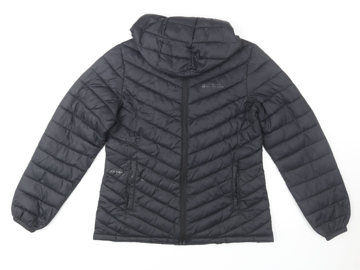 Mountain Warehouse Womens Black Size 12 Hooded Puffer Jacket