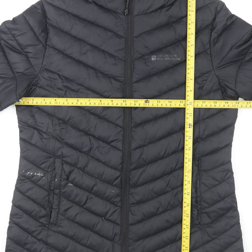 Mountain Warehouse Womens Black Size 12 Hooded Puffer Jacket