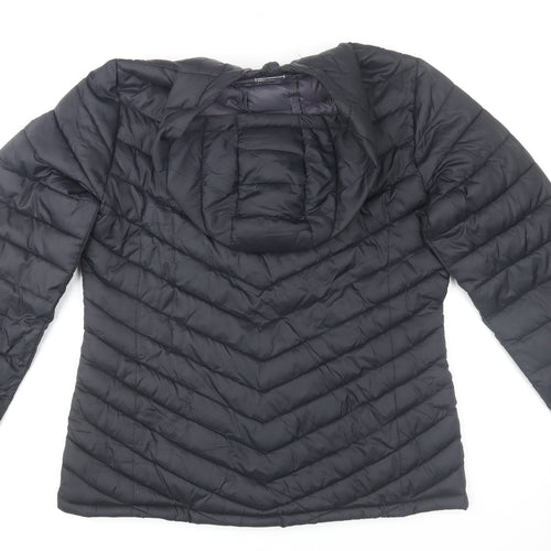 Mountain Warehouse Womens Black Size 12 Hooded Puffer Jacket