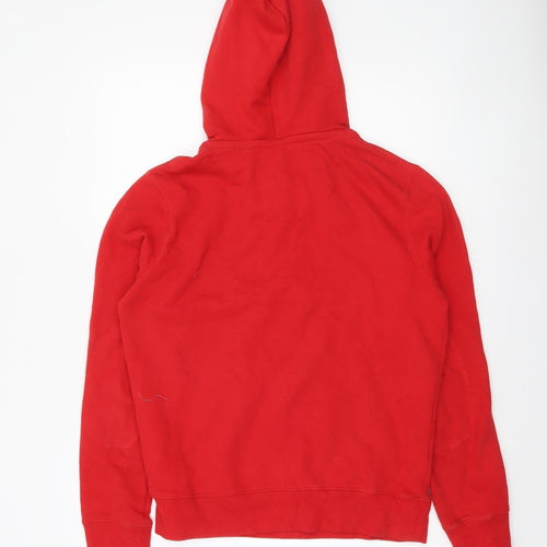 Brave Soul Men's Red Pullover Hoodie S Graphic Los Angeles Style