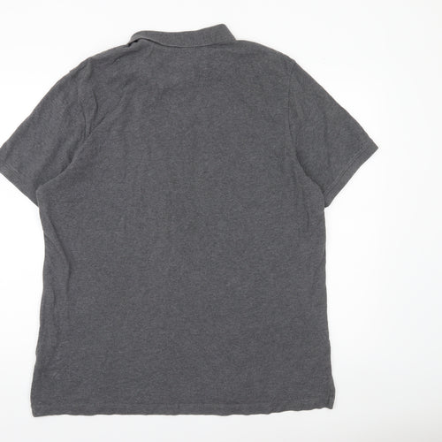 Banana Republic Men's Grey XL Stretch Cotton Polo Shirt