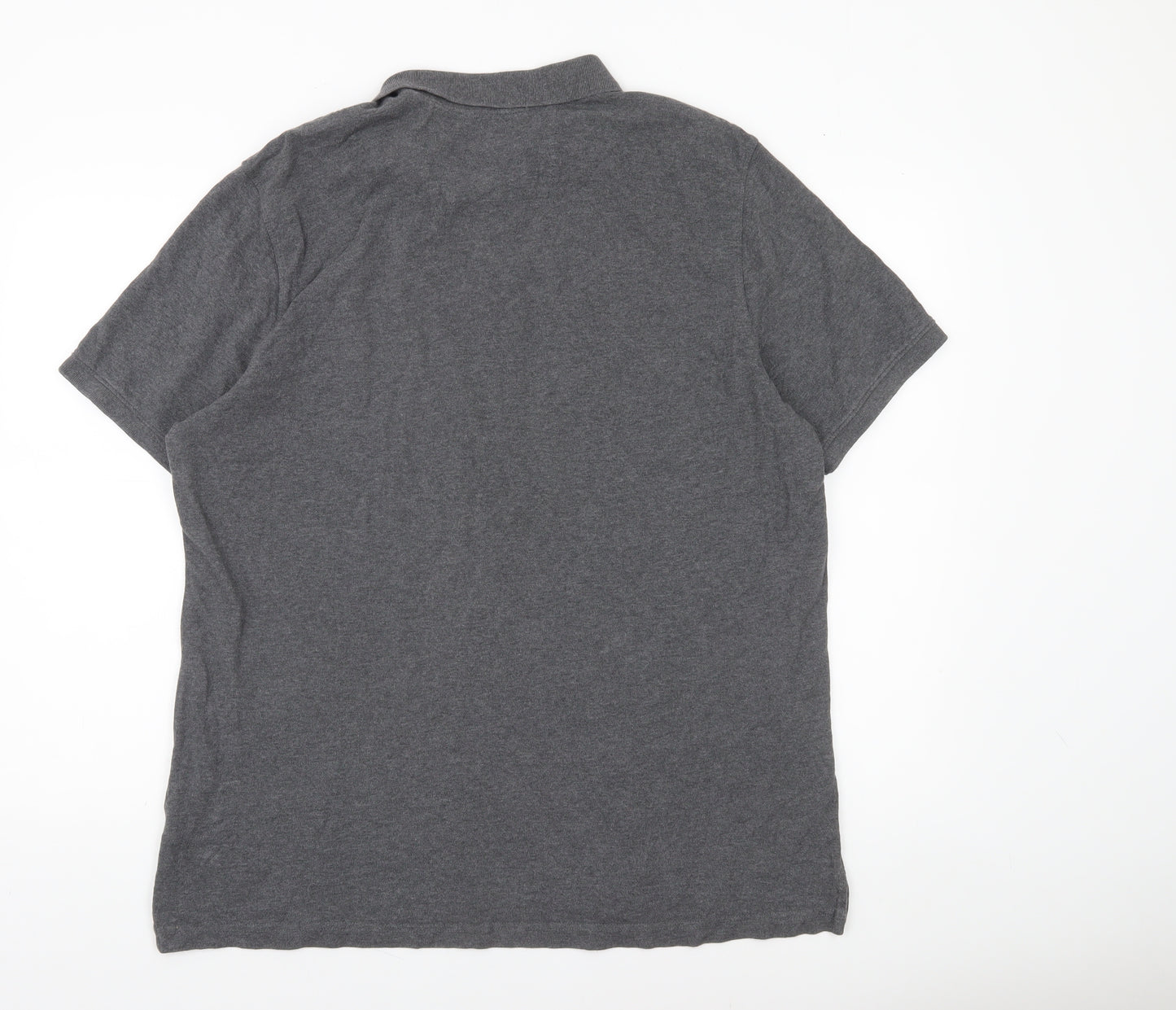 Banana Republic Men's Grey XL Stretch Cotton Polo Shirt