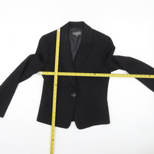 G2000 Women Black Size 6 Single-Breasted Suit Jacket Blazer