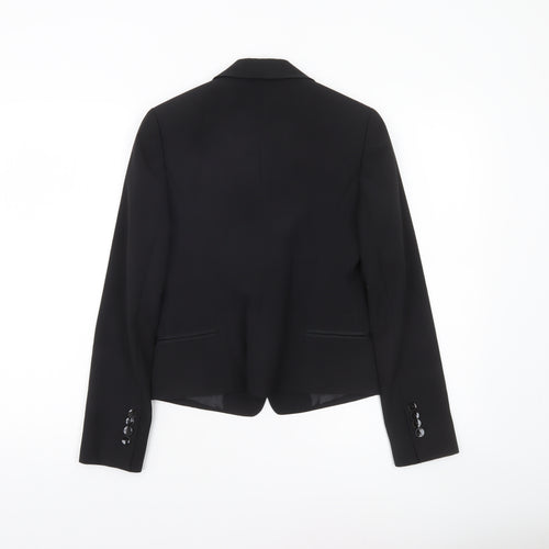 G2000 Women Black Size 6 Single-Breasted Suit Jacket Blazer