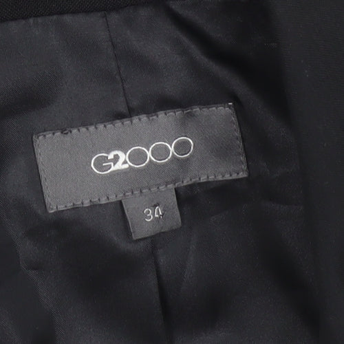 G2000 Women Black Size 6 Single-Breasted Suit Jacket Blazer