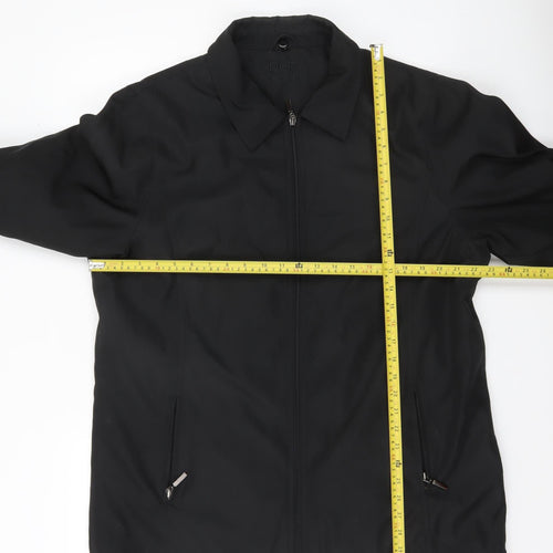 Bonmarché Women’s Black Mid-Length Zip Jacket Size M