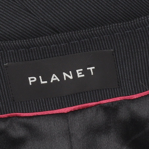 Planet Women’s Black Single-Breasted Wool Blend Suit Jacket UK 16
