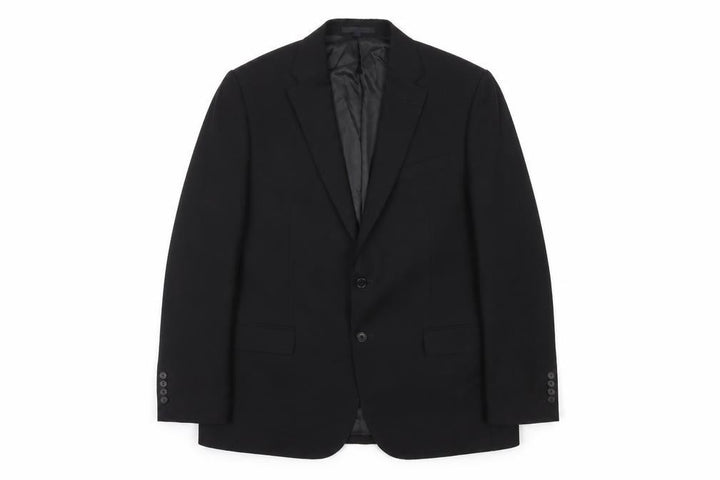 Marks and Spencer Men's Black 44R Wool Regular Fit Blazer Jacket