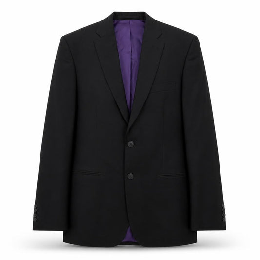 Marks and Spencer Men’s Black 38 Regular Fit Two Button Blazer
