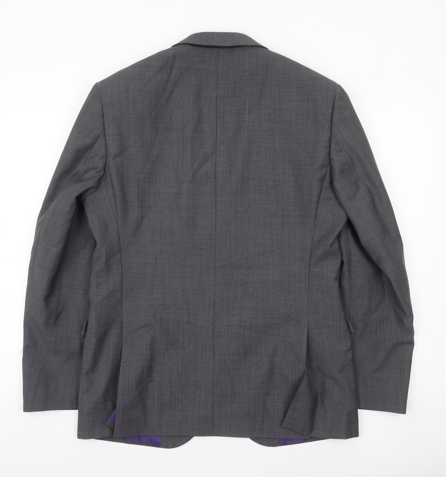 Marks and Spencer Men’s Grey Wool Blend Suit Jacket 38S Short Classic Fit