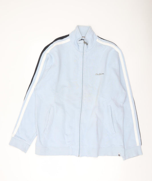 Ben Sherman Men’s Blue XL Full Zip Track Jacket Retro Style
