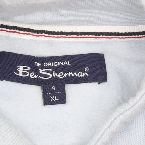 Ben Sherman Men’s Blue XL Full Zip Track Jacket Retro Style