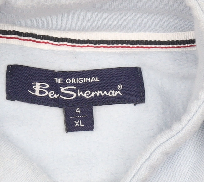Ben Sherman Men’s Blue XL Full Zip Track Jacket Retro Style
