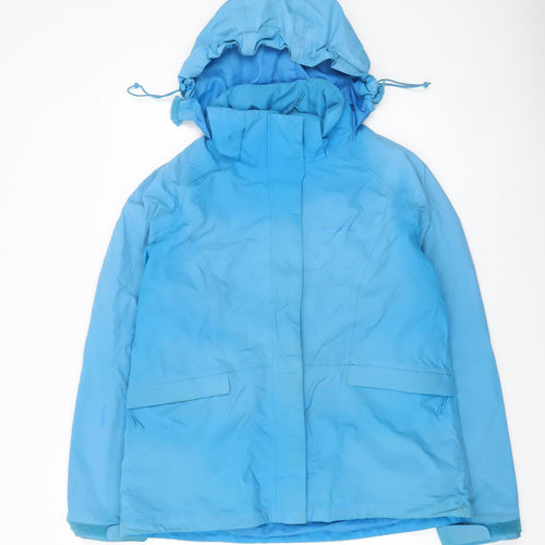 Mountain Warehouse Womens Blue Waterproof Winter Parka Jacket UK 16