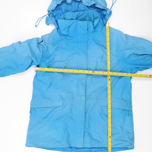 Mountain Warehouse Womens Blue Waterproof Winter Parka Jacket UK 16