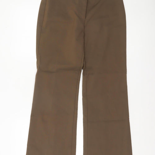 Talbots Women’s Brown Dress Pants Size 4 Regular Stretch Twill Trousers