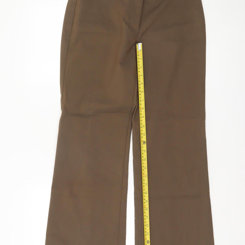 Talbots Women’s Brown Dress Pants Size 4 Regular Stretch Twill Trousers