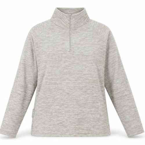 Mountain Warehouse Womens Beige 1/2 Zip Fleece Sweatshirt UK 12