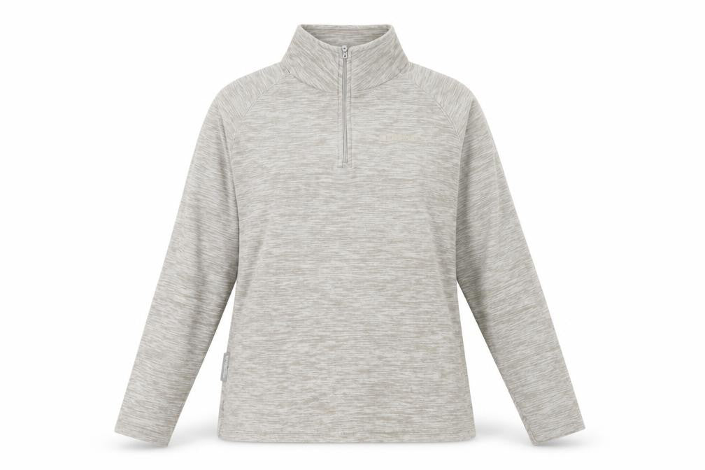Mountain Warehouse Womens Beige 1/2 Zip Fleece Sweatshirt UK 12
