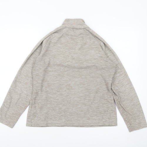 Mountain Warehouse Womens Beige 1/2 Zip Fleece Sweatshirt UK 12