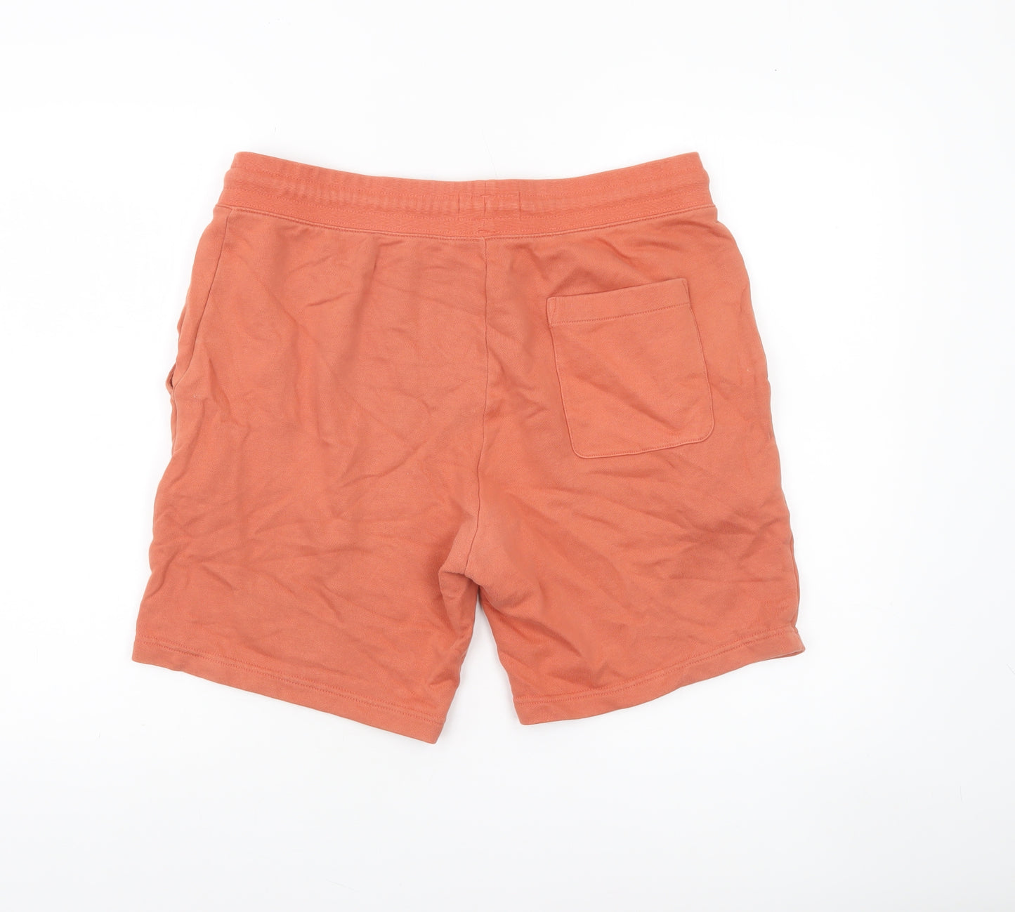 Marks and Spencer Men's Orange Sweat Shorts L Regular Fit