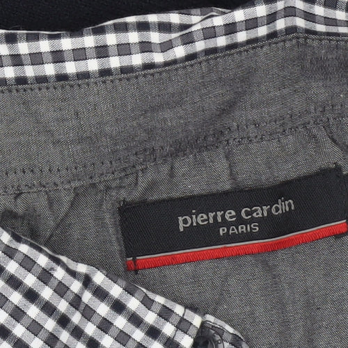 Pierre Cardin Men's Black V-Neck Pullover Jumper XL Acrylic Knit