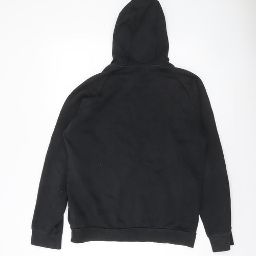 Adidas Men's Black Pullover Hoodie Size M Fleece Sportswear