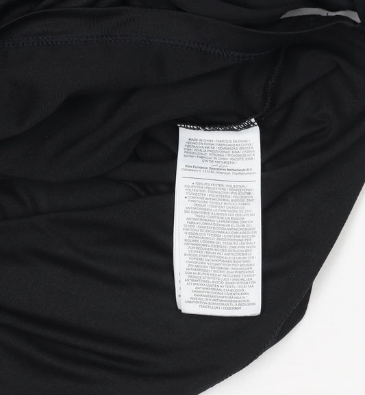 Nike Womens Black Dri-FIT Athletic T-Shirt Size M